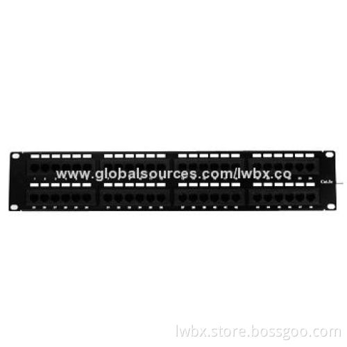 24/48 port UTP Krone&110 Dual IDC cat5e/6 patch panel
